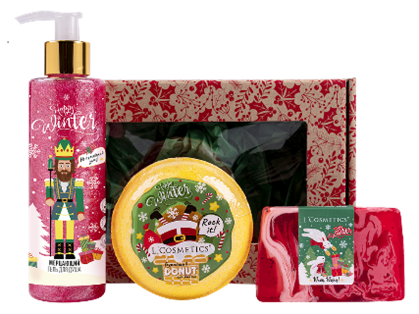 [L'Cosmetics] Подарочный набор L'Cosmetics серии Happy Winter - "Блеск праздника"