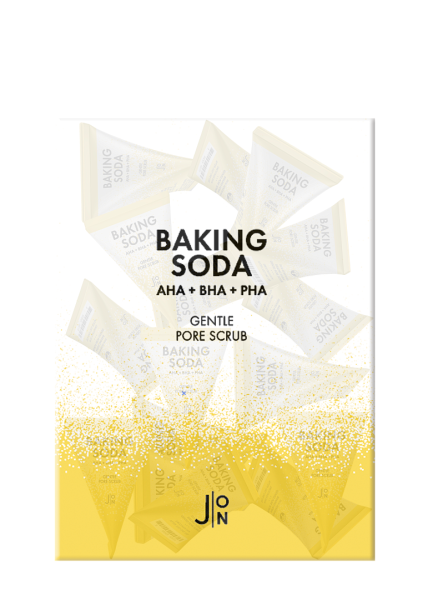 [J:ON] BAKING SODA НАБОР Скраб-пилинг для лица СОДОВЫЙ Baking Soda Gentle Pore Scrub, 20 шт * 5гр