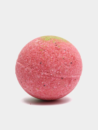 [L'Cosmetics] Бурлящий шар для ванны С ПЕНОЙ "Земляника", 130 гр