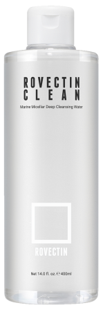 [ROVECTIN] Жидкость для снятия макияжа Clean Micellar Marine Deep Cleansing Water, 400 мл