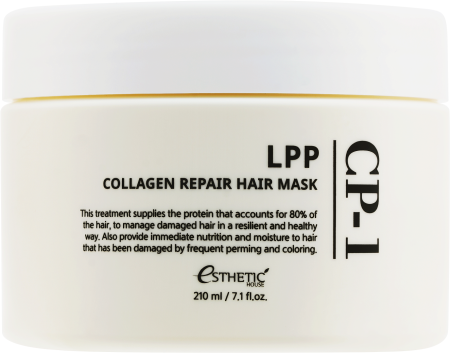 [ESTHETIC HOUSE] Восстанавливающая маска для волос CP-1 LPP COLLAGEN REPAIR HAIR MASK, 210 мл