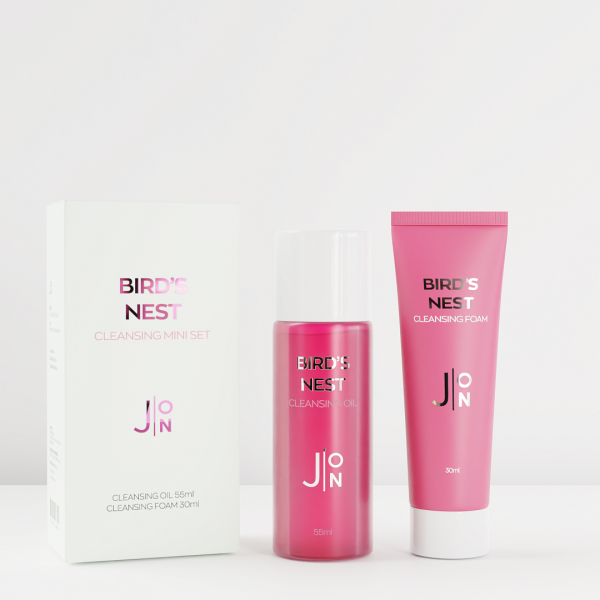 [J:ON] BIRD'S NEST CLEANSING MINI SET Набор миниатюр для очищения кожи лица ЛАСТОЧКИНО ГНЕЗДО